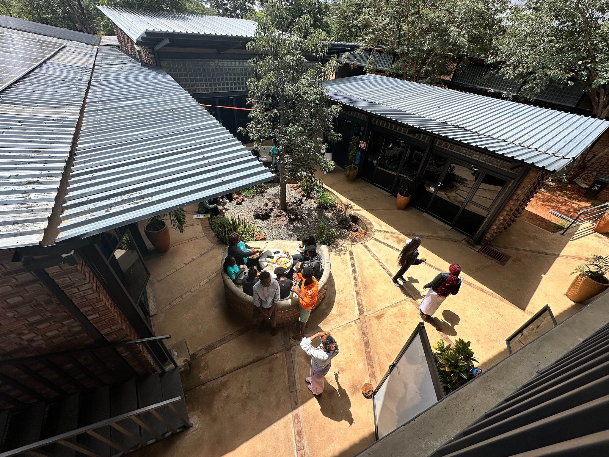 MCRI campus courtyard, Victoria Falls