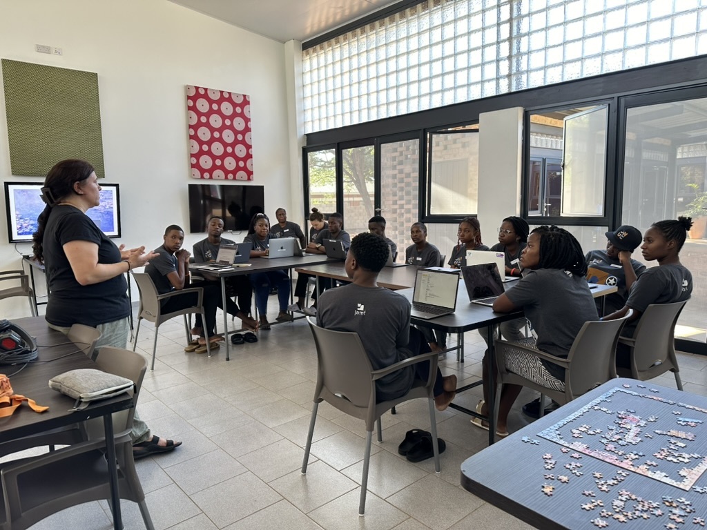 Instructor teaching MCRI students in the classroom