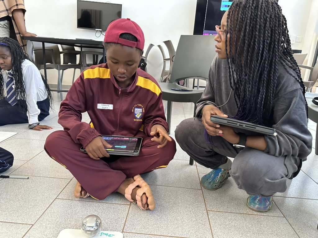 MCRI students using tablets during a session